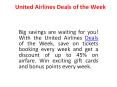 United Airlines Flight Deals | United Promo Code