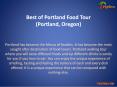 Best of Portland Food Tour (Portland, Oregon) PowerPoint PPT Presentation