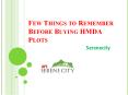 Few Things to Remember Before Buying HMDA Plots