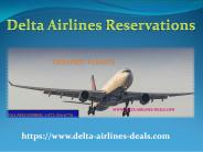 Delta Airlines Reservations Official site