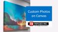 Custom Photos on Canvas PowerPoint PPT Presentation