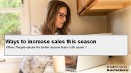 Ways To Increase Retail Sales This Festivity