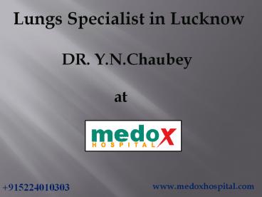 Lungs Specialist in Lucknow
