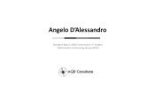 Angelo D’Alessandro - Resident Agent at AQD Construction