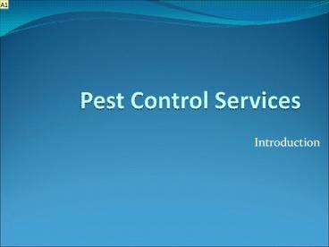 Pest control services in Hyderabad