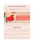 Perch Hook on High Chair Features and Benefits PowerPoint PPT Presentation