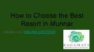 Best Resorts in Munnar Kerala