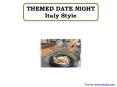 TheMed Date Night Italy Style PowerPoint PPT Presentation