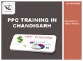 ppc training in Chandigarh PowerPoint PPT Presentation