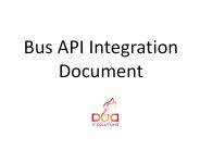 Bus API Integration