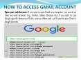 How to access gmail account PowerPoint PPT Presentation