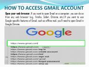 How to access gmail account