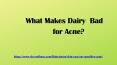 What Makes Dairy Bad for Acne? PowerPoint PPT Presentation
