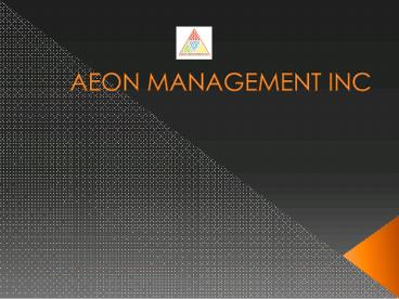(((Aeon)))Management Inc - Chennai - Reviews