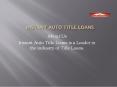 Car Title Loans California PowerPoint PPT Presentation