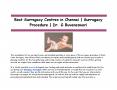 Best Surrogacy Centres in Chennai |  Surrogacy Procedure | Dr. G Buvaneswari PowerPoint PPT Presentation