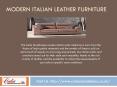 Modern Italian Leather Furniture (1) PowerPoint PPT Presentation