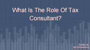 Taxation Consultancy Services