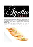 Ageha Sushi - Modern Sushi House in NYC PowerPoint PPT Presentation