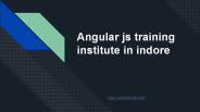 AngularJS Training Institute in Indore