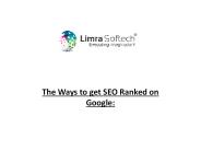 SEO Ranking Function on Google