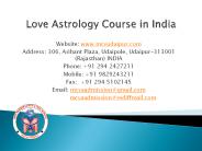 Love Astrology Course in India