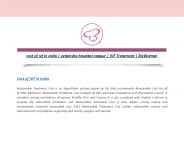 Cost of IVF in India