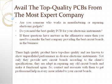 Greatpcb - PCB and PCBA manufacturer