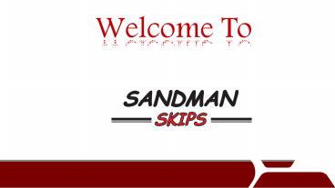 Book Online Skip Sunshine Coast - Sand Man Skips