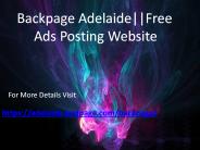 Backpage Adelaide Is Best Ad Posting Site!!!