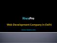 Best Web Development Company in Delhi – RiwaPro PowerPoint PPT Presentation