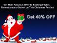 Flights from Atlanta to Detroit on this Christmas festival PowerPoint PPT Presentation