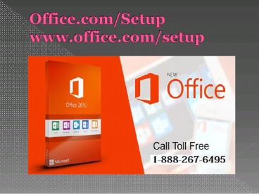 Office.com/setup - Redeem Office Setup Product Key