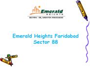 Emerald heights 3,4 bhk