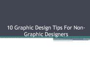 10 Graphic Design Tips for Non-Graphic Designers