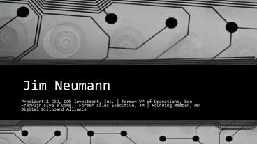 Jim Neumann (Chicago) - Entrepreneur From Arizona