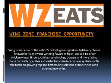 Chicken wings fast food concept