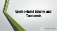 Sports related Injuries and  Treatments in koramangala PowerPoint PPT Presentation