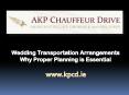 Wedding Transportation Arrangements – Why Proper Planning is Essential PowerPoint PPT Presentation