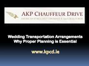 Wedding Transportation Arrangements – Why Proper Planning is Essential