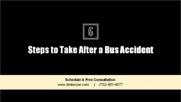 Important Steps To Take After A Bus Accident