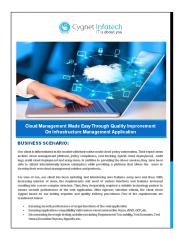 Improved Quality Through Testing Solutions Of Cloud Management