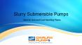 Manufacturer and Supplier of Slurry Submersible Pumps PowerPoint PPT Presentation