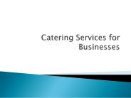 Catering Services for Businesses