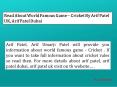 Read About World Famous Game – Cricket By Arif Patel UK, Arif Patel Dubai PowerPoint PPT Presentation
