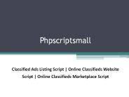 Classified Ads Listing Script