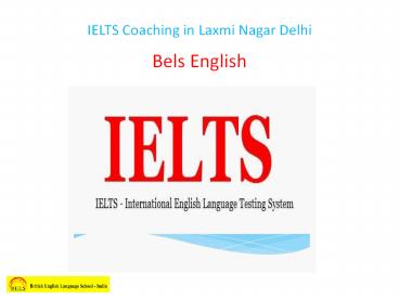 IELTS Coaching in Laxmi Nagar Delhi