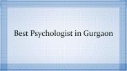 Best Psychologist in Gurgaon