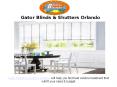 Orlando Window Blinds | Plantation Shutters in Orlando PowerPoint PPT Presentation