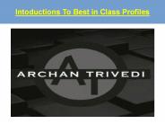 Intoductions To Best in Class Profiles